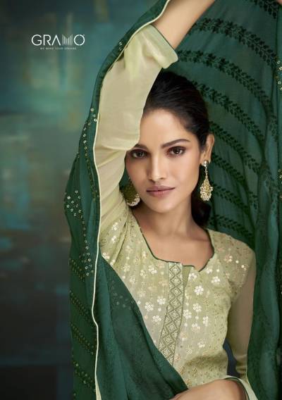 Bride Vol 1 By Gramo Designer Partywear Sharara Suit Collection